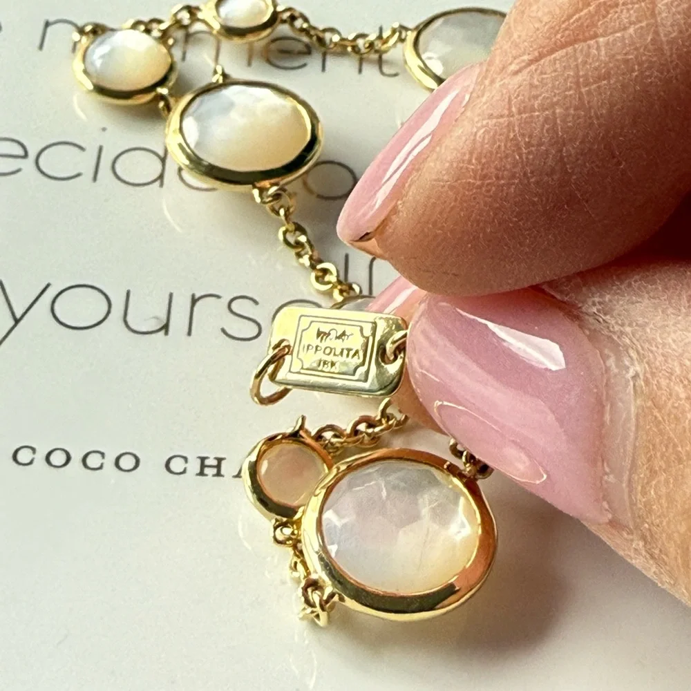 ❌SOLD❌Ippolita Mother of Pearl Station Bracelet - Picture 7 of 8